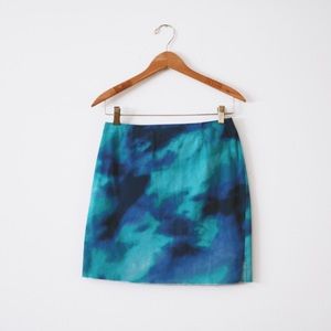 BLUE DYE SKIRT